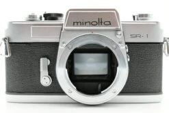 Minolta SR-1 (Model E) W/Minolta Auto Rokkor-PF 53mm F2 Lens - Great Cond