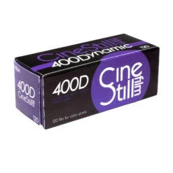CineStill 400D Dynamic Versatile Colour Negative Film 120